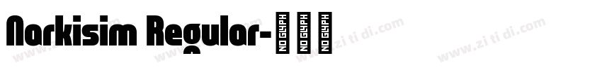 Narkisim Regular字体转换